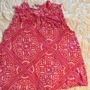 Vineyard Vines Pink Swirl Top